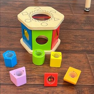 HAPE Shake and Match Shape Sorter Colorful Shape Sorting Toy